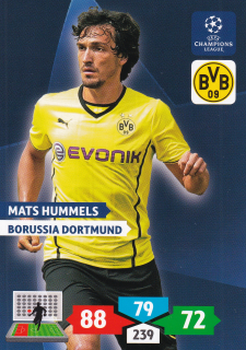 2013-14 Panini Adrenalyn XL UEFA Champions League - Mats Hummels