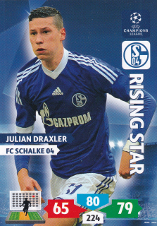 2013-14 Panini Adrenalyn XL UEFA Champions League - Julian Draxler - Rising Star