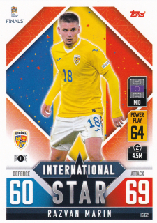 2022 Topps Match Attax 101 The Road To UEFA Nations League Finals - Razvan Marin