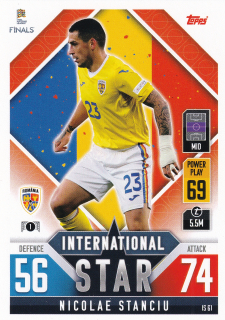 2022 Topps Match Attax 101 The Road To UEFA Nations League Finals - Nicolae Stanciu