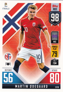2022 Topps Match Attax 101 The Road To UEFA Nations League Finals - Martin Odegaard