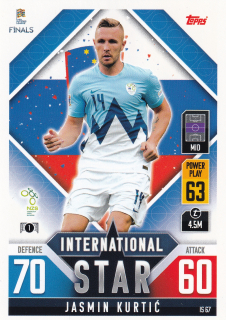 2022 Topps Match Attax 101 The Road To UEFA Nations League Finals - Jasmin Kurtic