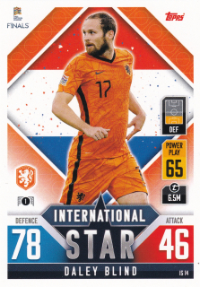 2022 Topps Match Attax 101 The Road To UEFA Nations League Finals - Daley Blind