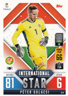 2022 Topps Match Attax 101 The Road To UEFA Nations League Finals - Peter Gulacsi