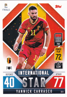 2022 Topps Match Attax 101 The Road To UEFA Nations League Finals - Yannick Carrasco
