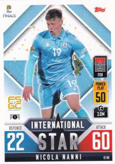 2022 Topps Match Attax 101 The Road To UEFA Nations League Finals - Nicola Nanni