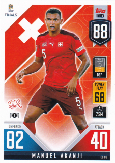 2022 Topps Match Attax 101 The Road To UEFA Nations League Finals - Manuel Akanji