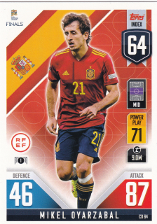 2022 Topps Match Attax 101 The Road To UEFA Nations League Finals - Mikel Oyarzabal