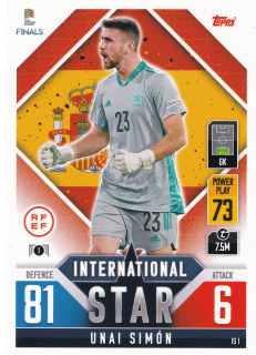 2022 Topps Match Attax 101 The Road To UEFA Nations League Finals - Unai Simon