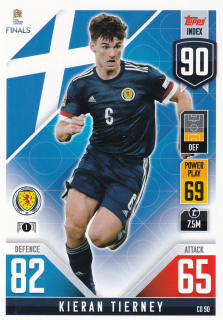 2022 Topps Match Attax 101 The Road To UEFA Nations League Finals - Kieran Tierney