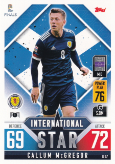 2022 Topps Match Attax 101 The Road To UEFA Nations League Finals - Callum McGregor