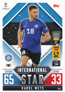 2022 Topps Match Attax 101 The Road To UEFA Nations League Finals - Karol Mets