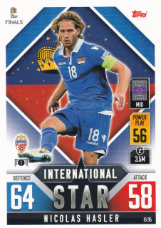 2022 Topps Match Attax 101 The Road To UEFA Nations League Finals - Nicolas Hasler