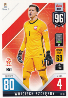2022 Topps Match Attax 101 The Road To UEFA Nations League Finals - Wojciech Szczesny