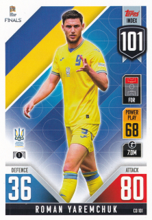 2022 Topps Match Attax 101 The Road To UEFA Nations League Finals - Roman Yaremchuk
