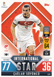 2022 Topps Match Attax 101 The Road To UEFA Nations League Finals - Caglar Soyuncu