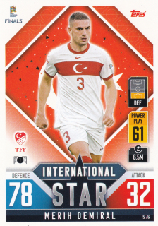2022 Topps Match Attax 101 The Road To UEFA Nations League Finals - Merih Demiral