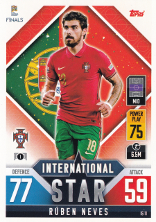 2022 Topps Match Attax 101 The Road To UEFA Nations League Finals - Ruben Neves