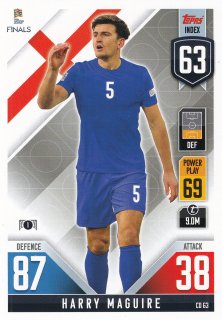 2022 Topps Match Attax 101 The Road To UEFA Nations League Finals - Harry Maguire