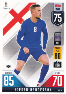 2022 Topps Match Attax 101 The Road To UEFA Nations League Finals - Jordan Henderson