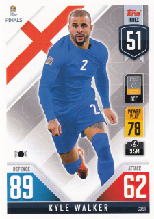 2022 Topps Match Attax 101 The Road To UEFA Nations League Finals - Kyle Walker
