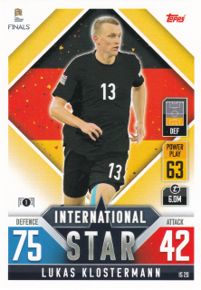 2022 Topps Match Attax 101 The Road To UEFA Nations League Finals - Lukas Klostermann