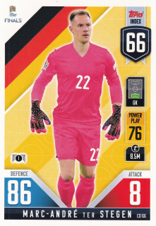 2022 Topps Match Attax 101 The Road To UEFA Nations League Finals - Marc-Andre ter Stegen