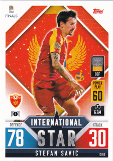 2022 Topps Match Attax 101 The Road To UEFA Nations League Finals - Stefan Savic