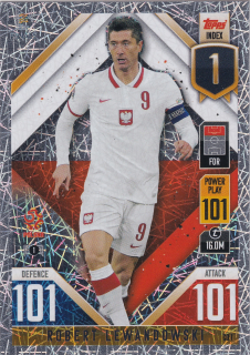 2022 Topps Match Attax 101 The Road To UEFA Nations League Finals - Robert Lewandowski