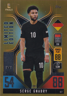 2022 Topps Match Attax 101 The Road To UEFA Nations League Finals - Serge Gnabry - Limited Edition