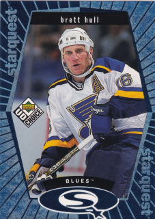 1998-99 UD Choice - Brett Hull - Starquest Blue