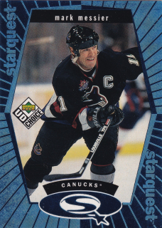 1998-99 UD Choice - Mark Messier - Starquest Blue