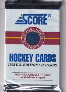 1992-93 Score U.S. Edition - hobby balíček