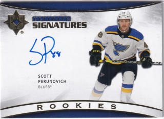 2021-22 UD Ultimate Collection - Scott Perunovich - Ultimate Signatures Rookis