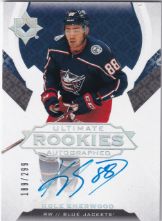 2019-20 UD Ultimate Collection - Kole Sherwood - Ultimate Rookies Autographed /299