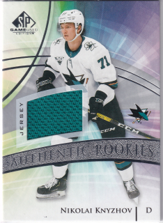2020-21 UD SP Game Used - Nikolai Knyzhov - Authentic Rookies Jersey