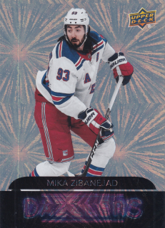 2020-21 UD Extended Series - Mika Zibanejad - Dazzlers Orange