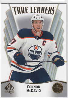 2021-22 UD SP Authentic - Connor McDavid - True Leaders