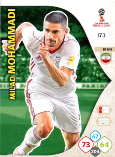2018 Panini Adrenalyn XL Fifa World Cup - Milad Mohammadi #173