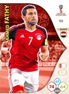 2018 Panini Adrenalyn XL Fifa World Cup - Ahmed Fathy #92