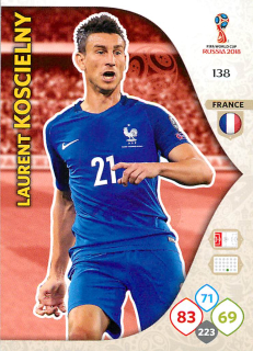 2018 Panini Adrenalyn XL Fifa World Cup - Laurent Koscielny #138