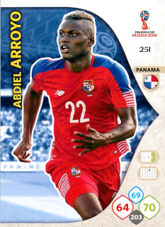 2018 Panini Adrenalyn XL Fifa World Cup - Abdiel Arroyo #251