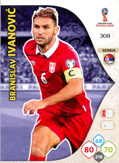 2018 Panini Adrenalyn XL Fifa World Cup - Branislav Ivanovic #308