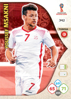 2018 Panini Adrenalyn XL Fifa World Cup - Youssef Msakni #342