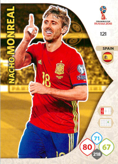 2018 Panini Adrenalyn XL Fifa World Cup - Nacho Monreal #121