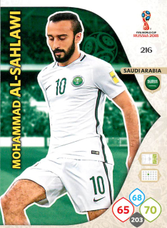 2018 Panini Adrenalyn XL Fifa World Cup - Mohammad Al-Sahlawi #216