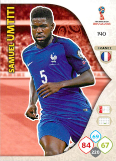 2018 Panini Adrenalyn XL Fifa World Cup - Samuel Umtiti #140