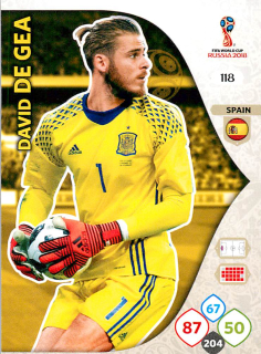 2018 Panini Adrenalyn XL Fifa World Cup - David De Gea #118