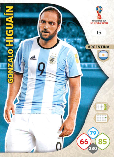 2018 Panini Adrenalyn XL Fifa World Cup - Gonzalo Higuain #15