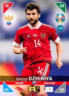 2021 Panini Adrenalyn XL UEFA Euro - Georgi Dzhikiya #156